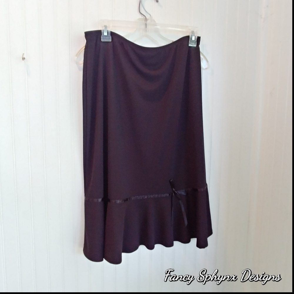 NWT CATO Size 14  Black Skirt